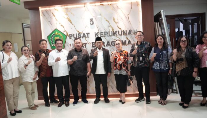 Perkuat Sinergi Program Kerukunan dan Ketahanan Pangan, RD -VASUNG Kunjungi Kemenag RI
