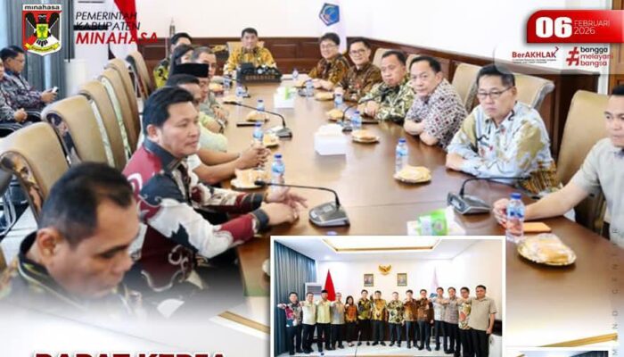 Perkuat Sinergi Pembangunan Daerah 2026, Bupati Dondokambey Hadiri Rakor Pemprov Sulut,