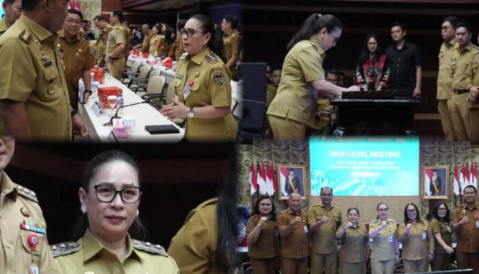 Wabup Vanda Sarundajang Hadiri High Level Meeting TPID, TP2DD, TPAKD dan KDEKS Sulut