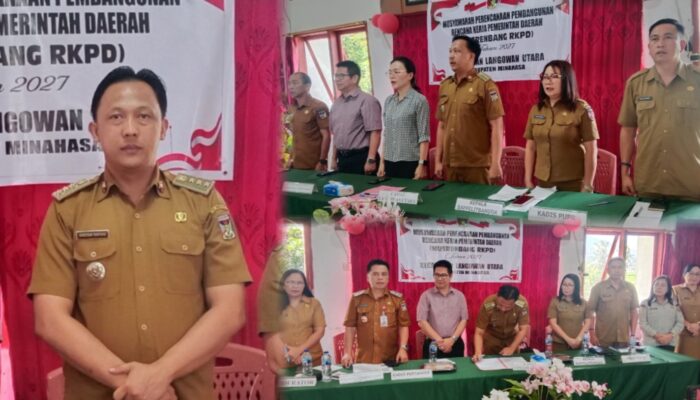 Hadirkan Pemateri Berkompeten, Pemerintah Kecamatan Langowan Utara Sukses Gelar Musrenbang RKPD 2027