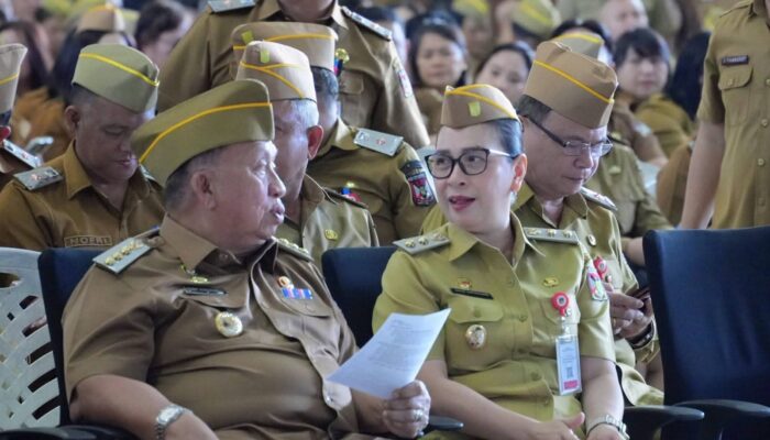 Usai Liburan Hari Raya, Pemkab Minahasa Gelar Apel Kerja dan Ibadah Oikumene, Bupati Dondokambey Sampaikan Hal Ini