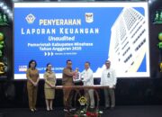 RD-VaSung Serahkan Laporan Keuangan Pemerintah Daerah (LKPD) Unaudited Tahun Anggaran 2025 Kepada BPK RI Perwakilan Sulut