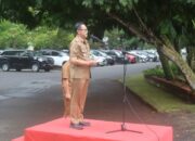 Sekda Edwin Roring Pimpin Apel, Wali Kota Caroll Tekankan Pelayanan Publik Prima