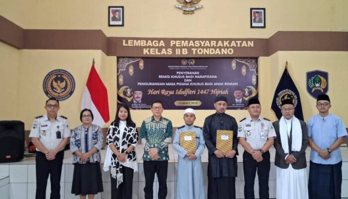 Puluhan Napi LP Tondano Dapat Remisi Hari Raya Idulfitri, Kalapas Sobirin: Remisi Diberi kepada Yang Mau Menunjukkan Perubahan