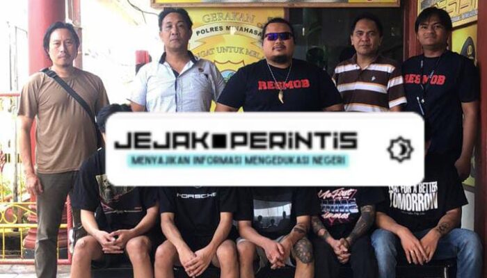 Suryadi CS, Tim II Resmob Minahasa Amankan Terduga Pelaku Penganiayaan Bersama di Langowan Timur