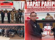 Dipimpin Ketua Robby Longkutoy, RD-Vasung Hadiri Rapat Paripurna Penyampaian LKPJ Tahun Anggaran 2025
