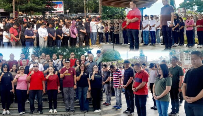 Gelar Kerja bakti, Bupati Dondokambey Instruksikan DLH Lakukan Evaluasi Partisipasi Kegiatan Pada OPD