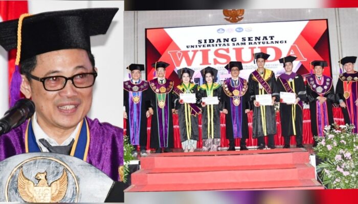 Wisuda Unsrat, Rektor Sompie Tekankan Ketangguhan dan Integritas Lulusan