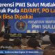 Konferensi PWI Sulut Mutlak Tunduk Pada AD/ART, PO Lama Tidak Bisa Dipakai