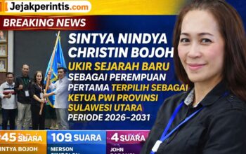 Era Baru PWI Sulut Dimulai, Sintya Bojoh Pecahkan Dominasi Kepemimpinan