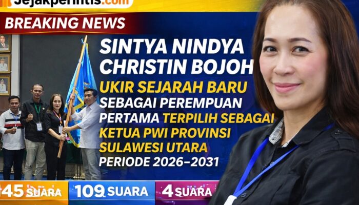 Era Baru PWI Sulut Dimulai, Sintya Bojoh Pecahkan Dominasi Kepemimpinan
