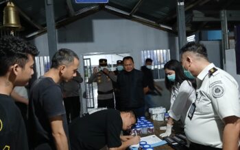 Gempur Halinar, Lapas Tondano Gandeng TNI-Polri Razia Hunian dan Tes Urine Serentak