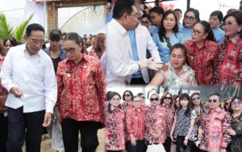 Sambut Wamenkes RI, Pada Acara Bakti Sosial, Wabub Vasung Apresiasi PPTM