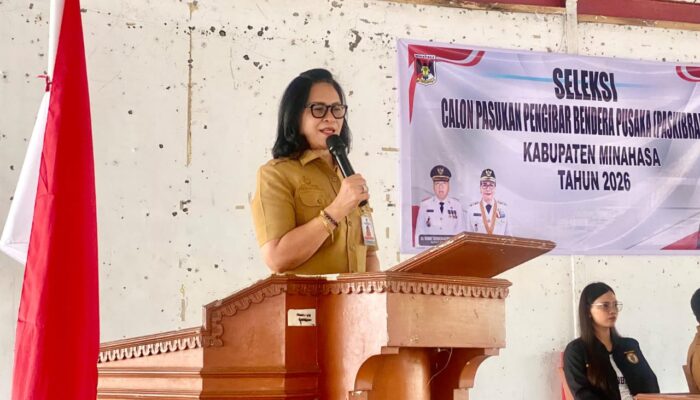 Bentuk Karakter Generasi Muda, Sekda Minahasa Lynda Watania Buka Seleksi Calon Paskibraka Tahun 2026