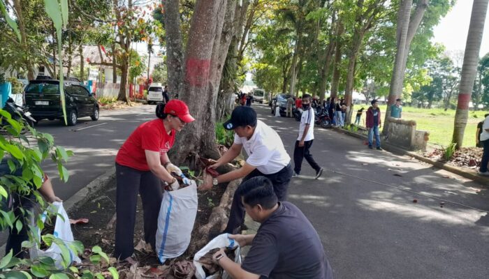Pemkab Minahasa Gelar Apel Kerja Bakti, Sekda Watania : Wujudkan Kebijakan Pemerintah, untuk Minahasa Yang ASRI