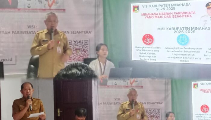 Ini Hal Penting Disampaikan Asisten 2 Pemkab Minahasa A.Tangkere, Saat Membuka Kegiatan Rakor Tata Kelola Komisi Informasi Daerah yang Akuntabel Bersama Insan Pers
