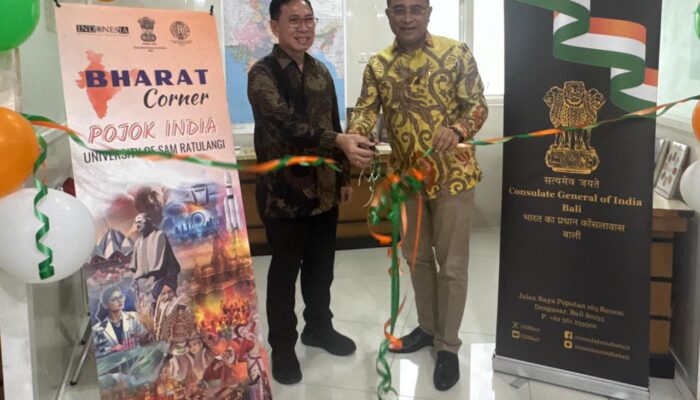 Unsrat Perkuat Kerja Sama Internasional lewat Peresmian Bharat Corner