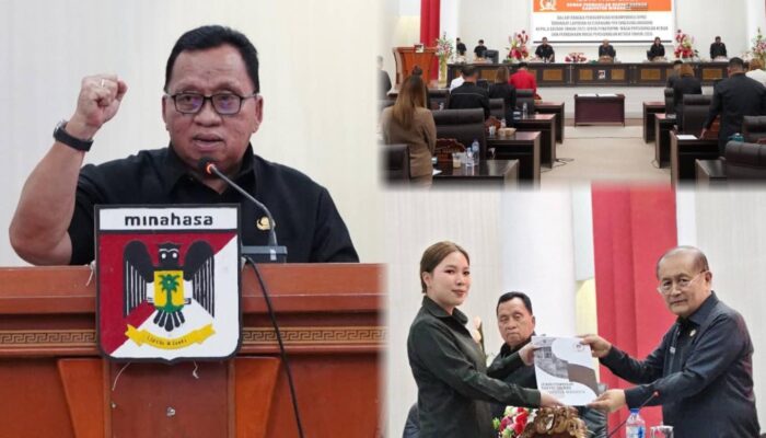 Rapat Paripurna DPRD Minahasa, Bupati RD: Rekomendasi DPRD Bagian Penting Proses Penyelenggaraan Pemerintahan Daerah