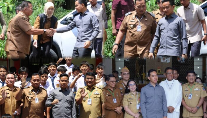 Tinjau Daerah Terdampak Gempa, RD-VASUNG Sambut Kedatangan Wapres Gibran Rakabuming Raka di Minahasa