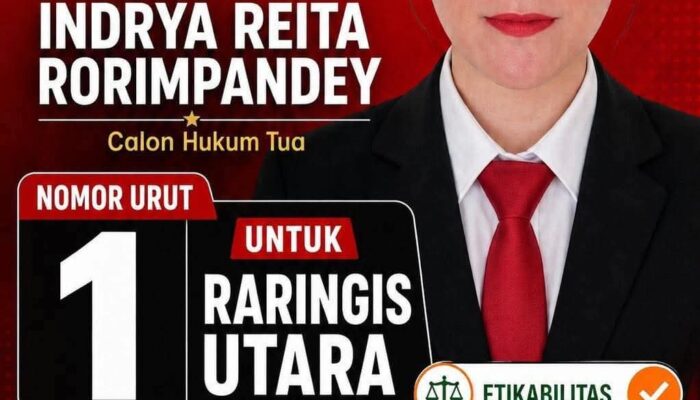 Maju Gaspol, Torang Bisa, Indrya Reita Rorimpandey Nyatakan Siap Bertarung di Pilhut Raringis Utara Nomor Urut 1