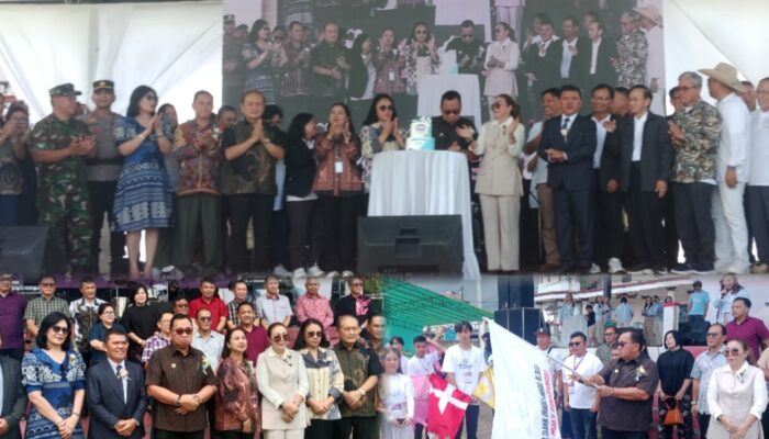 Bupati Dondokambey Hadiri Ibadah Syukur Paskah Bersama dan HUT Gereja GSJA di Indonesia ke-85 di Langowan
