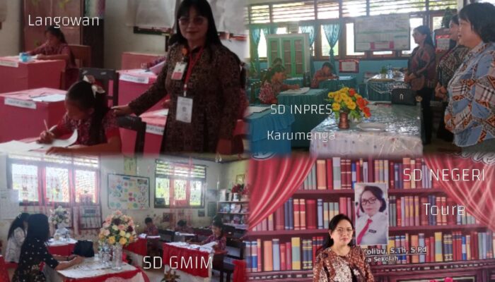 4 Sekolah Dasar di Langowan dan Tompaso Gelar Ujian Sumatif Akhir Jenjang di Hari ke-4