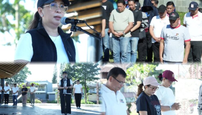 Upaya Pemkab Minahasa Perkuat Budaya Bersih, Wabub VaSung Pimpin Apel Kerja Bakti Sampaikan Arahan Ini