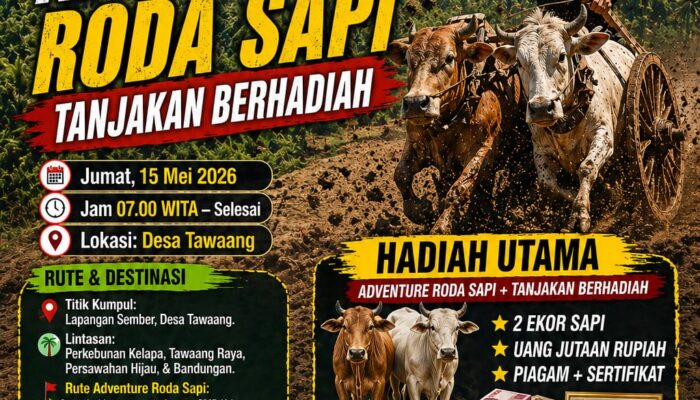 KONTES SAPI H2RG GMIM IMANUEL TAWAANG 2026 SIAP DIGELAR 16 MEI, TOTAL HADIAH JUTAAN RUPIAH