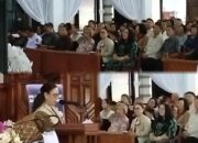 Wabup VaSung Hadiri HUT GMIM Sion Sentrum Sendangan Ke-190 Dirangkai Pisah Sambut Pendeta