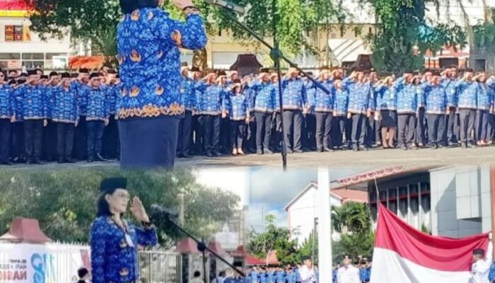 Upacara Peringatan Hari Kebangkitan Nasional (Harkitnas), ke-118 di Minahasa Berjalan Sukses, Sekda Watania Bacakan Sambutan Menkomdigi RI
