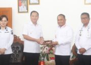 Perkuat Sinergi Layanan Hukum, Caroll-Sendy Terima Kunker Kakanwil Kemenkum Sulut