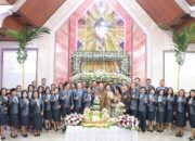Hadiri Ibadah Syukur HUT ke-44 GMIM Kakaskasen Maranatha, Caroll Senduk Ajak Jemaat Perkuat Iman dan Kebersamaan