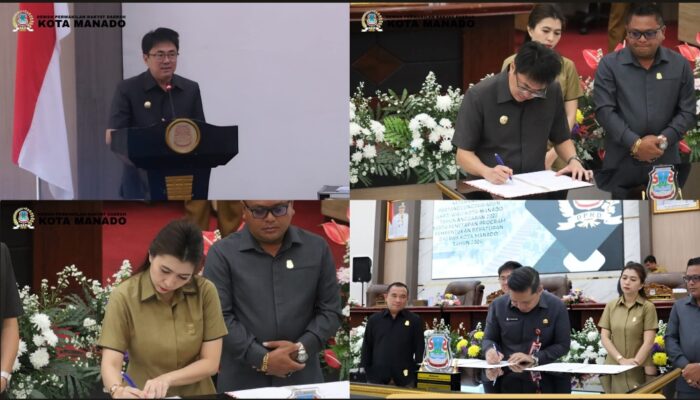 DPRD Manado Gelar Paripurna Penyampaian LKPJ Wali Kota 2025 dan Penetapan Propemperda 2026