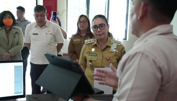 Pemkab Minahasa Optimalkan Tata Kelola Pendapatan, Wabup Vasung Tinjau Aplikasi SIKAMANG