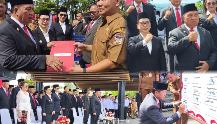 Minahasa Peringati Hari Lahir Pancasila ke-81, Bupati Robby Dondokambey Inspektur Upacara, dan Dihadiri Wabub Vanda Sarundajang