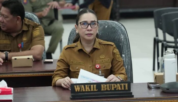 Wabup Vanda Sarundajang Hadiri Rakor Pengendalian Inflasi Bersama Kemendagri
