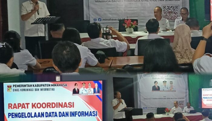 Diskominfo Minahasa Gelar Rakor Pengelolaan Data dan Informasi untuk Penguatan PPID Digital