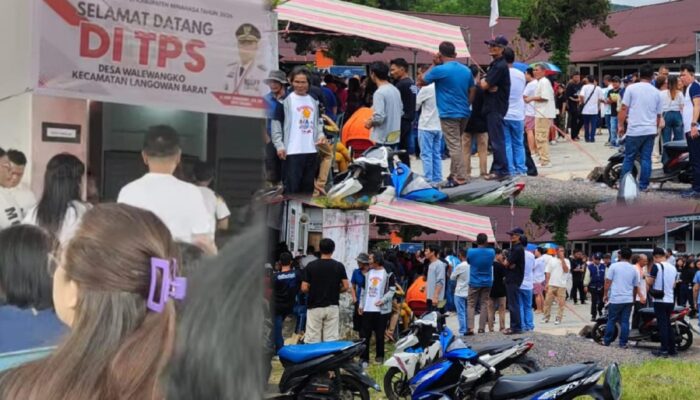 Pilhut Desa Walewangko Sukses Digelar, Warga Sambut Aman dan Tertib