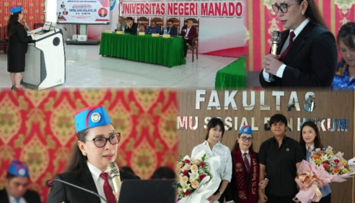 Wabup Vanda Sarundajang Lulus Cum Laude S2 Administrasi Publik UNIMA dengan IPK 4.00