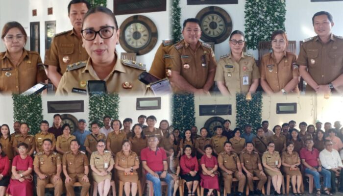 Digelar di Taman SHS, Wabup VaSung Pimpin Rapat Persiapan HUT RI ke-81 di Kawangkoan Raya