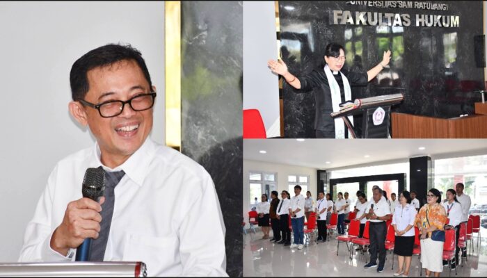 Ibadah Syukur Penggunaan Gedung Baru Fakultas Hukum Unsrat, Tonggak Baru Penguatan Pendidikan Hukum