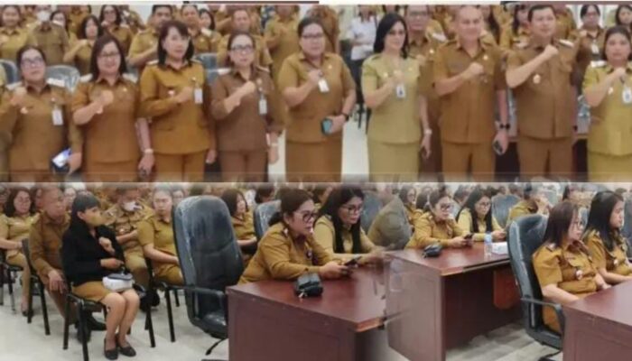 Rapat Monev PEKPPP 2026, Sekda Winda Watania: Pelayanan Publik Jadi Tanggung Jawab Utama ASN Minahasa