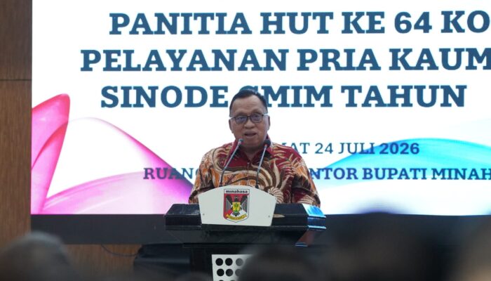 Foto: Bupati Minahasa Dr Robby Dondokambey S. Si, MAP.