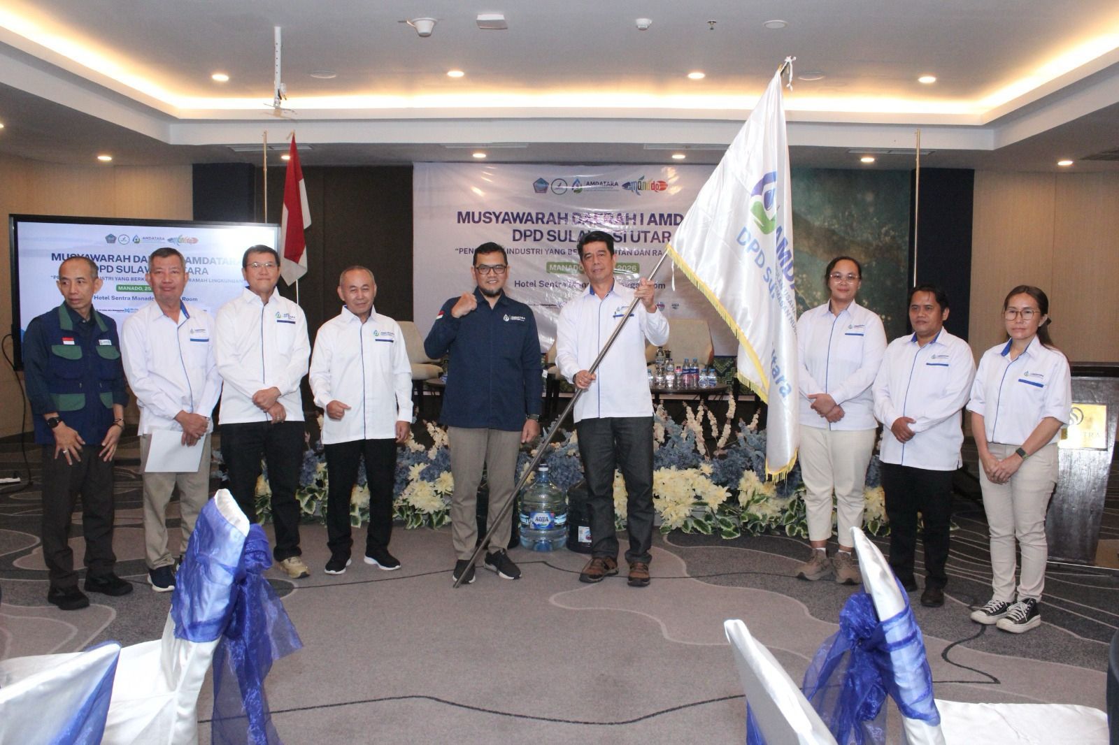 Pengurus DPD AMDATARA Sulawesi Utara periode 2026–2031 resmi dikukuhkan dalam Musyawarah Daerah (Musda) I di Minahasa Utara.
