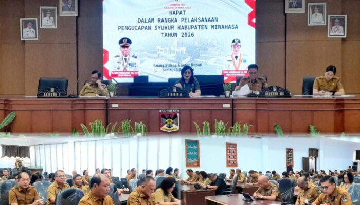 Lewat Rakor, Pemkab Minahasa Matangkan Persiapan Pengucapan di Minahasa