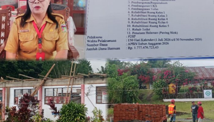 SD INPRES RARINGIS TERIMA BANTUAN REVITALISASI Rp 907 JUTA DARI KEMENDIKDASMEN