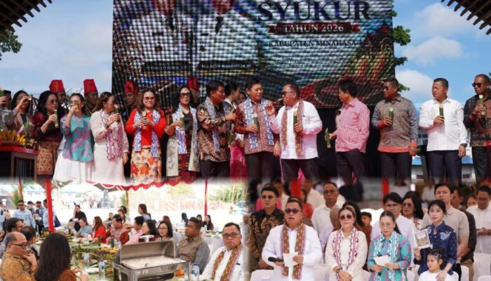 Pemkab Minahasa: Makan Bersama Hasil Bumi Warnai Perayaan Pengucapan Syukur Minahasa 2026