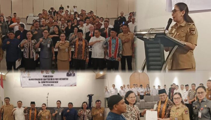 Wabup VaSung Kukuhkan Dewan Penasehat dan Pengurus FKUB Kecamatan se-Minahasa