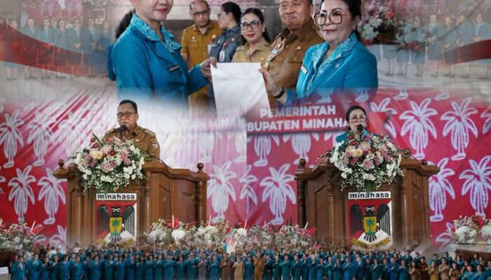 Regenerasi PKK Desa yang Ada di Minahasa Berjalan Tertib, Ketua TP-PKK Apresiasi Dukungan Pemkab Minahasa