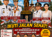 Kampung Presiden Langowan Siap Gelar Festival Kemerdekaan RI Ke-81, Dimulai dengan Jalan Sehat